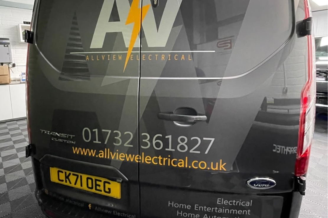 An Allview Electrical van ready for the day’s jobs