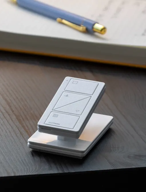 Lutron Pico keypad controlling blinds and lighting